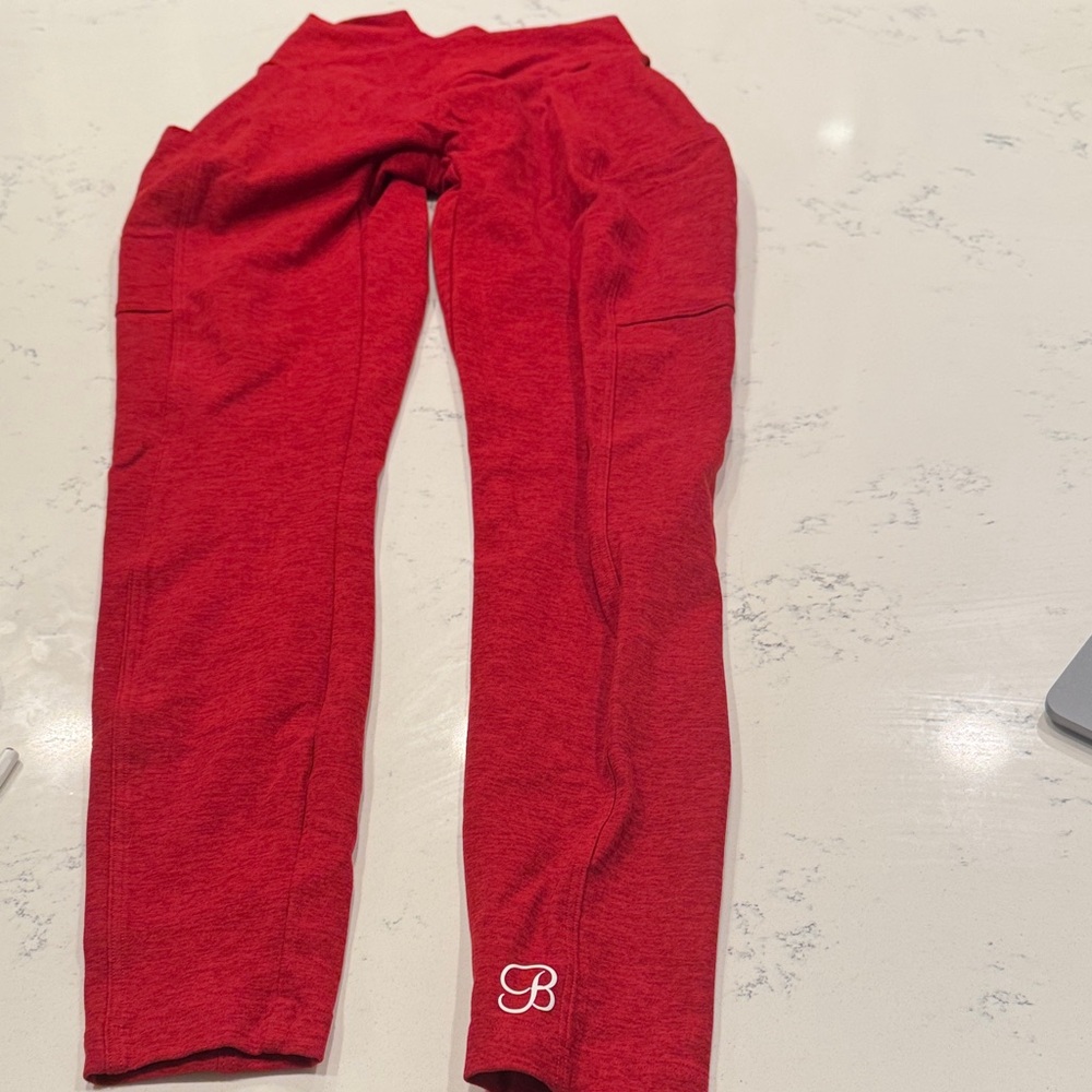 Bombshell Sportswear Red Leggings